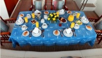 Yacht AMON -  Aft Deck Al Fresco Dining